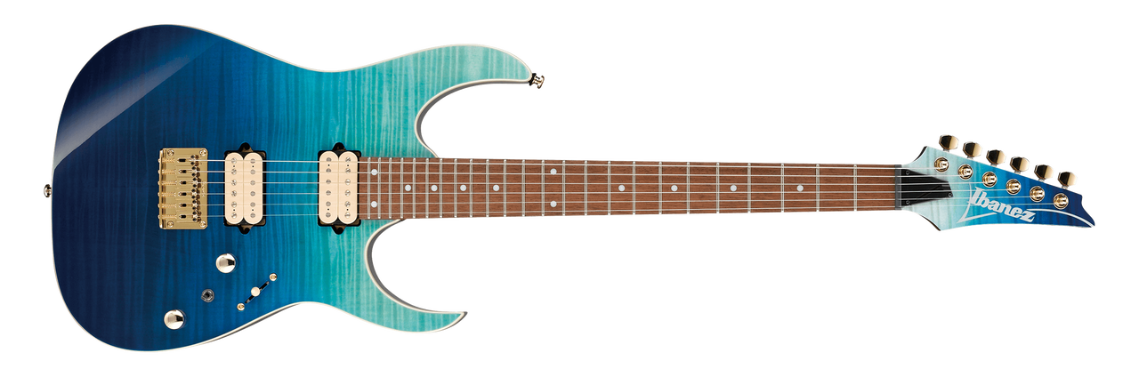 Ibanez RG421HPFMBRG Electric Guitar Blue Reef Gradation