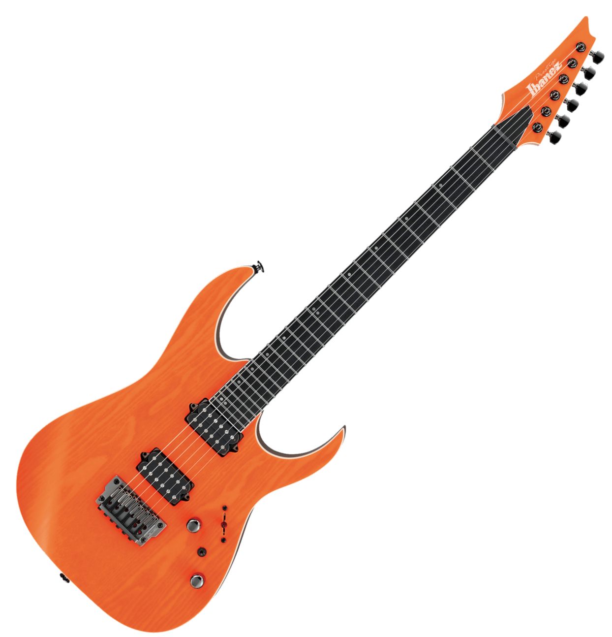 Ibanez RGR5221-TFR 6-String Electric Guitar w/ Case - Transparent Fluorescent Orange