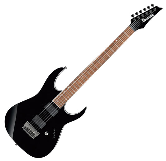 Ibanez RGIB21-BK Iron Label RG Nitro Baritone 6-String Electric Guitar - Black