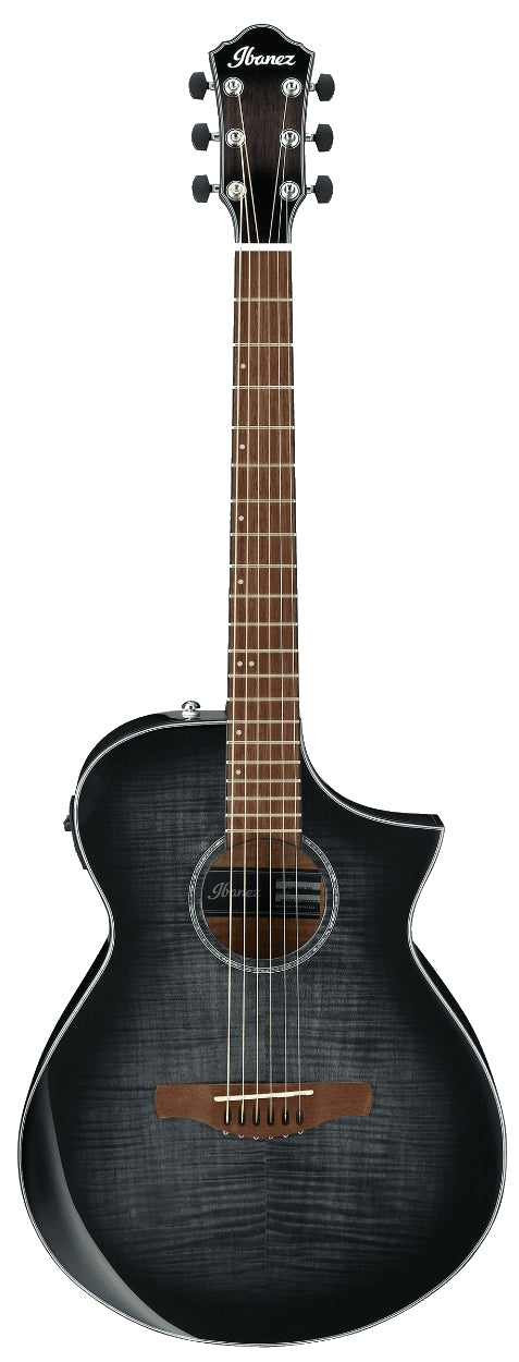 Ibanez AEWC400-TKS 6 String Acoustic Electric Guitar - Transparent Black Sunburst High