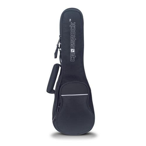 Crossrock CRSG106SUBK Soprano Ukulele Bag with 10mm Padded Strap in Black