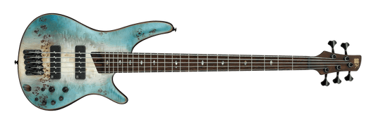 Ibanez SR1605B Premium 5-String Electric Basses Caribbean Shoreline Flat