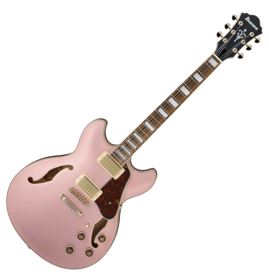 Ibanez AS73G-RGF Artcore 6-String Semi-Hollowbody Electric Guitar - Rose Gold Metallic Flat