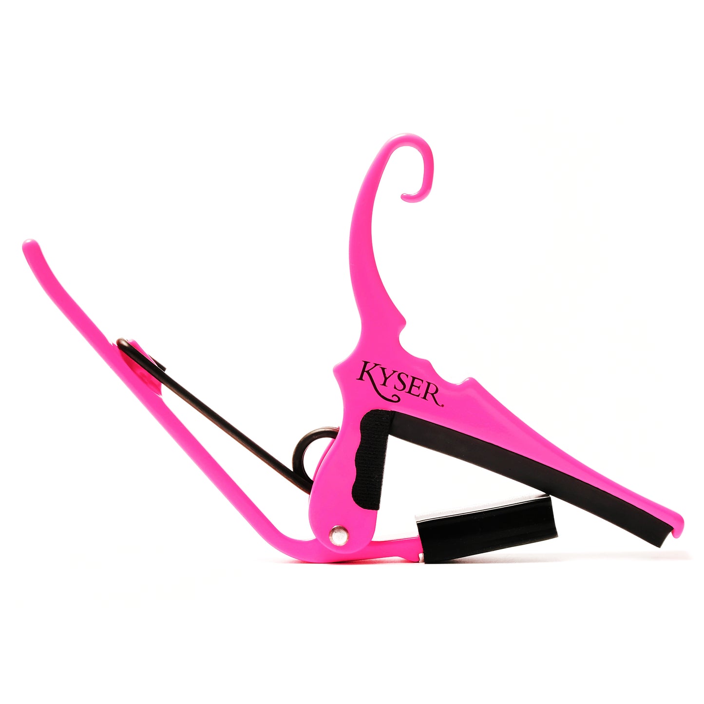 Kyser KG6NPA Quick Change Capo for Acoustic Guitar, Neon Pink