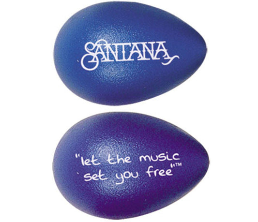 Latin Percussion LPR003-BL Rhythmix Santana Plastic Egg Shakers 1 Pair, Blueberry