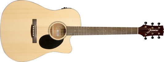 Jasmine JD39CE J-Series Dreadnought with Electronics Black/Natural/Sunburst