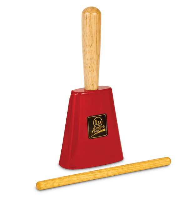 Latin Percussion LPA900-RD Aspire E-Z Grip Cowbell w/ Wood Handle