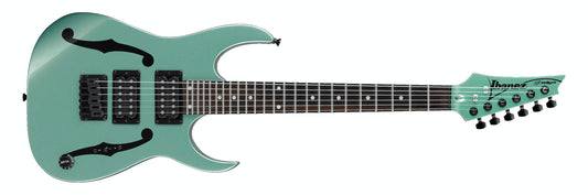 Ibanez PGMM21-MGN Paul Gilbert Signature Mikro 6 String Electric Guitar - Metallic Light Green