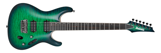 Ibanez S6521QSLG Electric Guitar Surreal Blue Burst Gloss