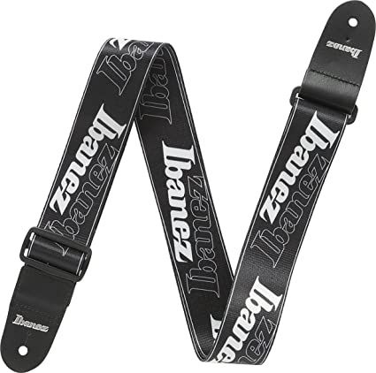 Ibanez GSD50P6 Guitar Strap/Ibanez Logo (Preorder) Black