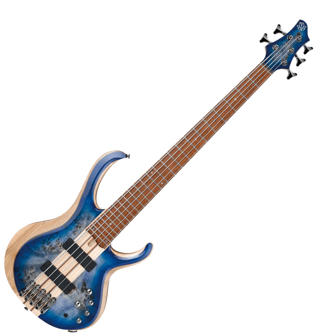 Ibanez BTB845-CBL BTB Standard 5-String Electric Bass - Cerulean Blue Burst Low Gloss