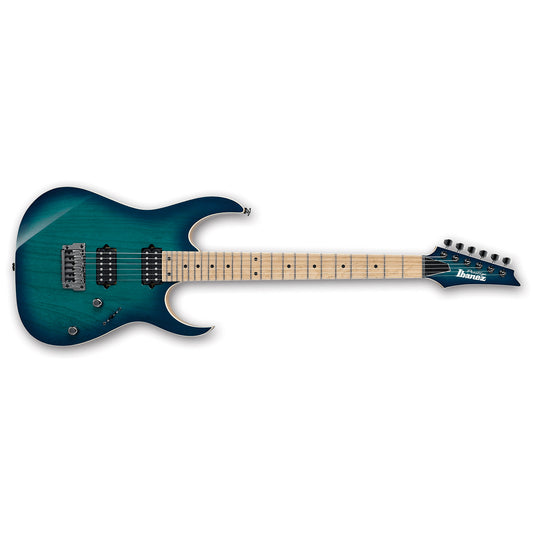 Ibanez RG652AHMFX-NGB RG Prestige Series 6 String Electric Guitar - Nebula Green Burst