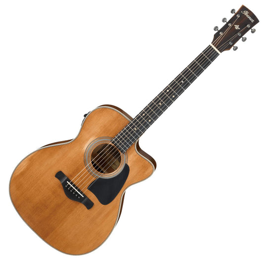 Ibanez AVC11CE-ANS Artwood Concert Vintage 6-String Acoustic Electric Guitar - Antique Natural Semi