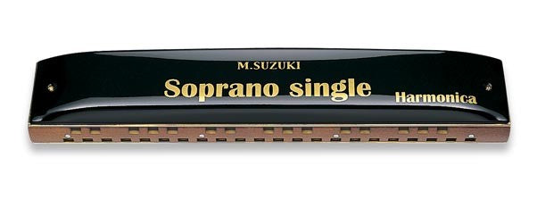 Suzuki Soprano Single/Alto Single Harmonica, 37 Holes, Key of C