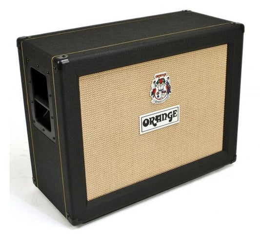 Orange PPC212OB-BK Open Back 2x12 Inch 120W Celestion Vintage 30 Guitar Speaker Amp in Black