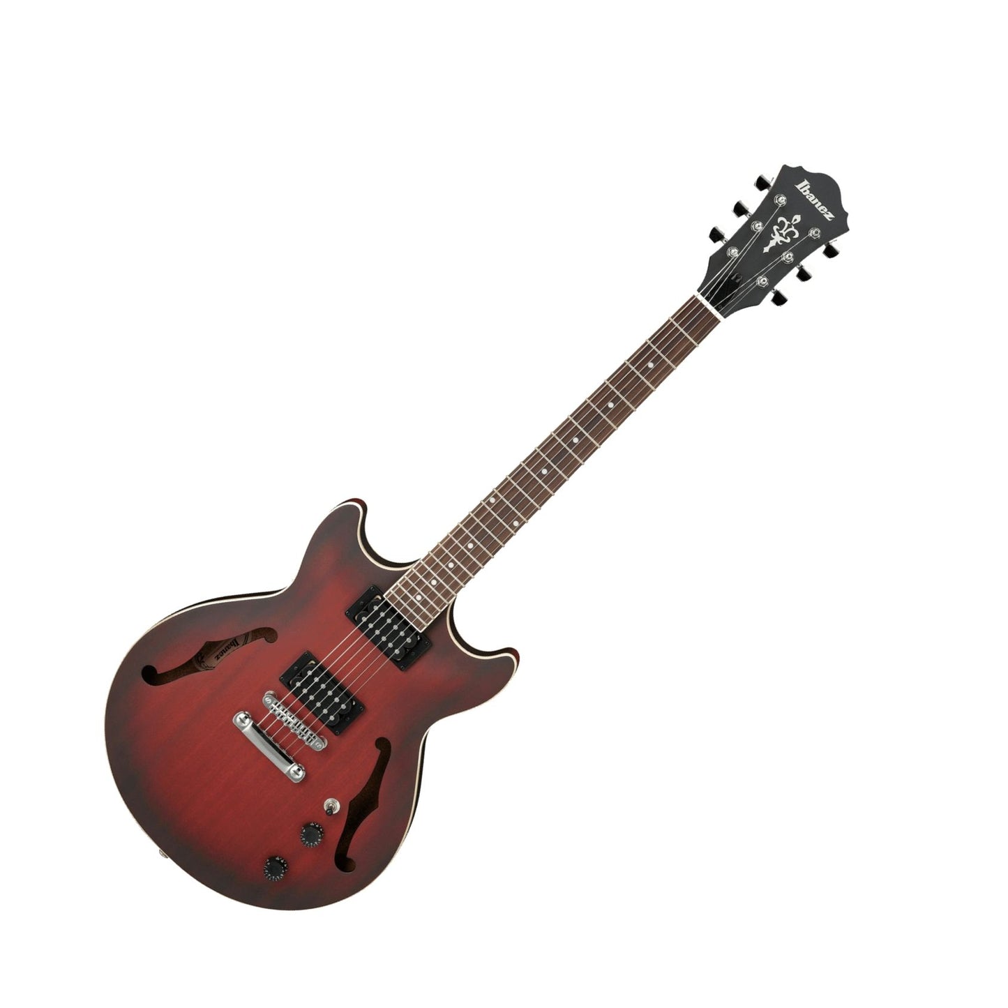 Ibanez AM53-SRF AM Artcore Series 6-String Hollowbody Electric Guitar - Sunburst Red Flat