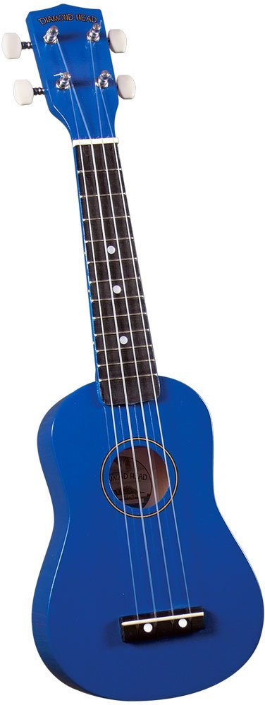 Diamond Head Rainbow Soprano Ukulele - Blue