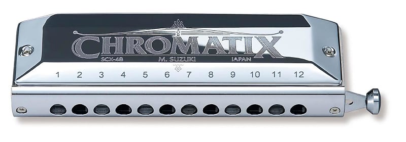 Suzuki SCX-48 Chromatix Chromatic Harmonica, Key of C