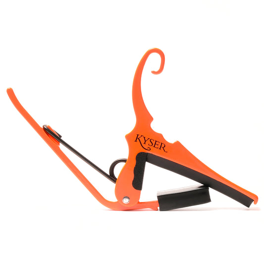 Kyser KG6NOA Quick Change Capo for Acoustic Guitar, Neon Orange