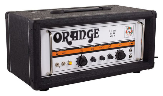 Orange AD200B-BK 200 Watt Bass Guitar Amplifier Head in Black