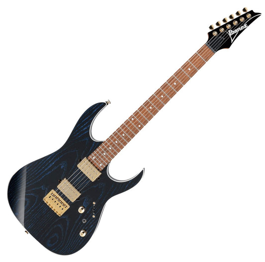 Ibanez RG421HPAH-BWB RG High Performance 6-String Electric Guitar - Blue Wave Black