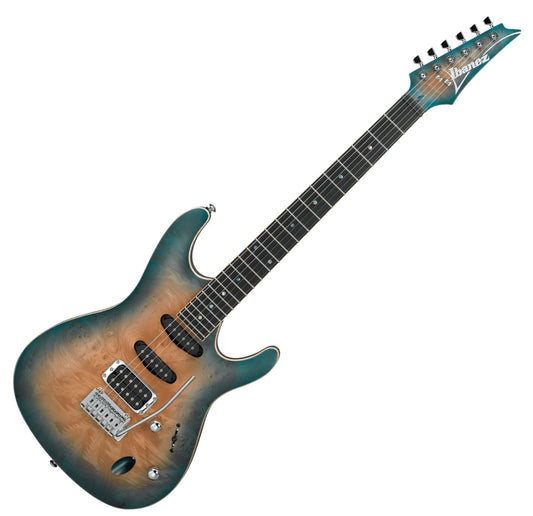 Ibanez SA460MBW-SUB SA Series 6-String Electric Guitar - Sunset Blue Burst