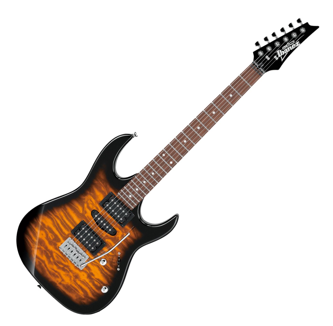 Ibanez GRX70QA-SB Gio RX Series 6-String Electric Guitar - Sunburst