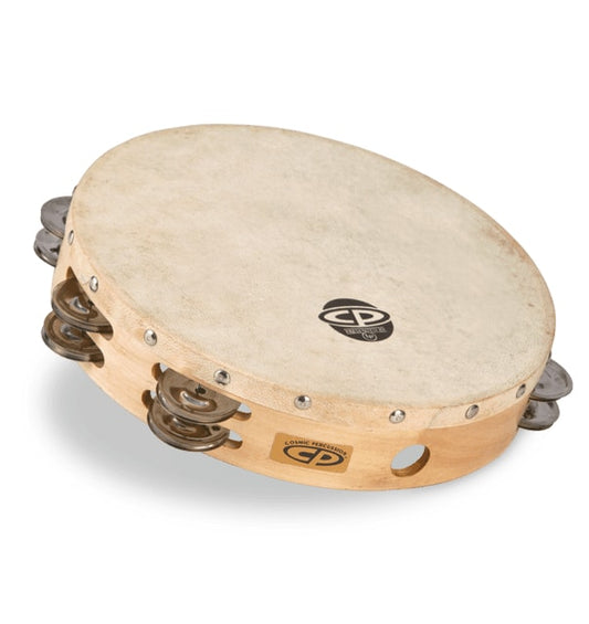 Latin Percussion CP380 10" Tambourine with Head Double Row