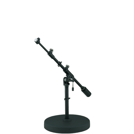 Tama MS756RELBK Iron Works Studio Round Base Extra Low-Profile Telescoping Mic Boom Stand