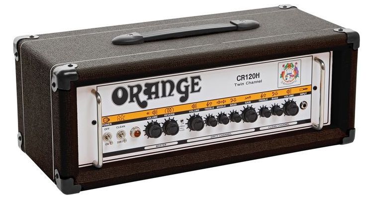 Orange CR120H-BK Solid State 120 Watt Guitar Amp Head in Black