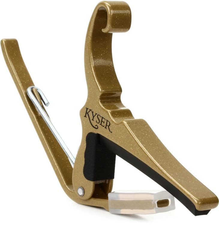 Kyser KG6G Quick Change 6-String Acoustic Guitar Capo - Gold