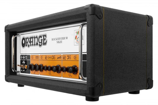 Orange RK50H-BK MKIII Rockerverb MK3 50 Watt Guitar Head Amplifier in Black