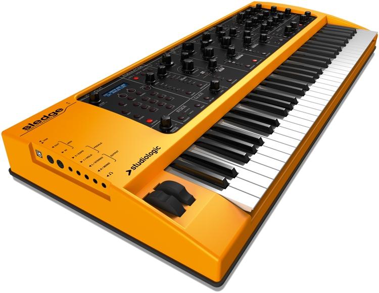 Studiologic Fatar Sledge 2.0 Synthesizer Item ID: SLEDGE-2 2021 Yellow