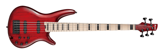 Ibanez ANB205TWB Adam Nitti 5-String Electric Basses Transparent Wine Red Burst