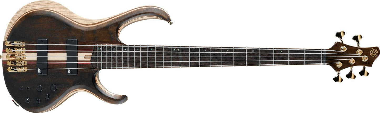 Ibanez BTB1805-NTL BTB Premium Series 5-String Electric Bass Natural Low Gloss