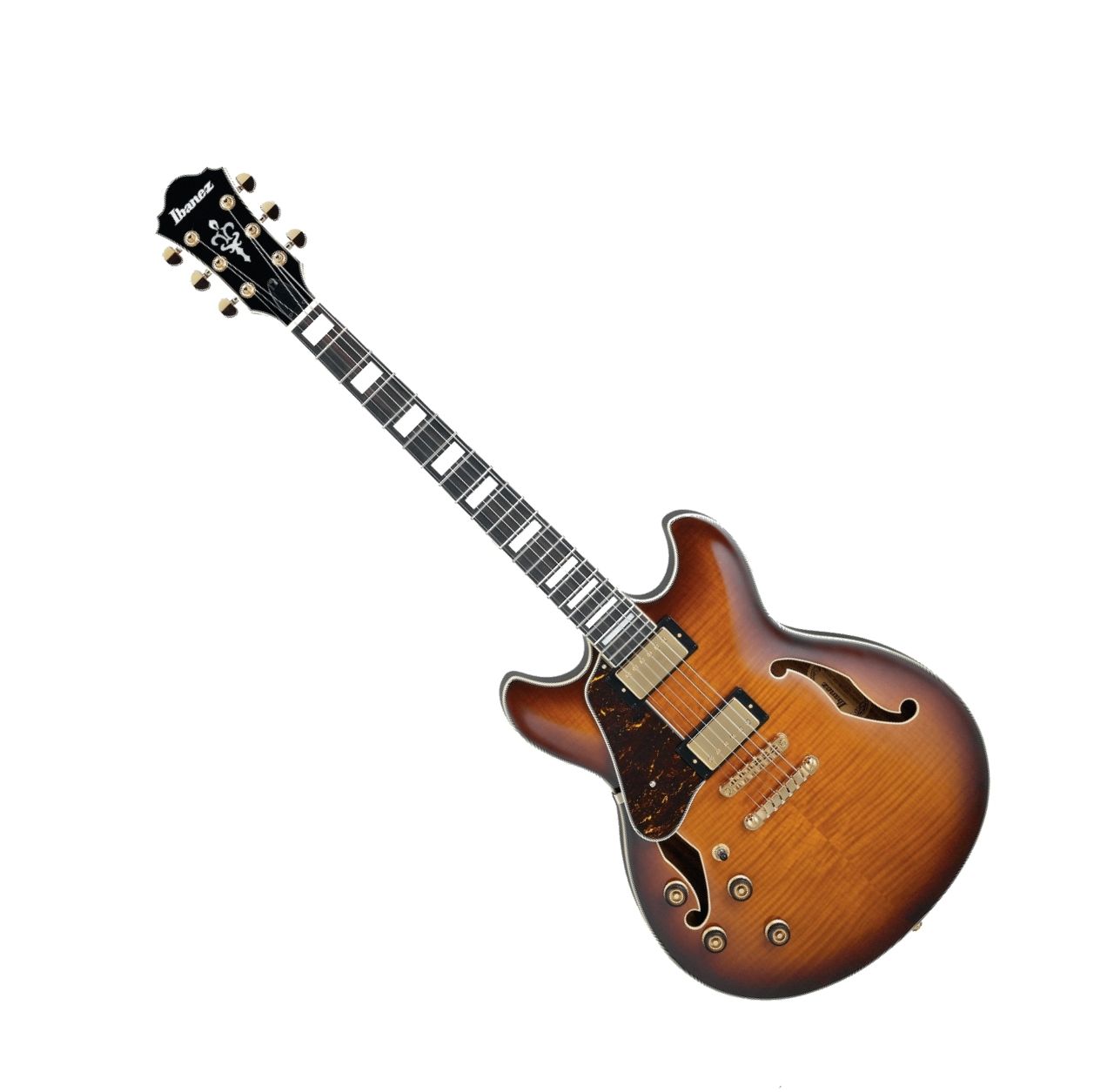 Ibanez AS93FML-VLS Artcore Expressionist 6-String LH Hollowbody Electric Guitar - Violin Sunburst