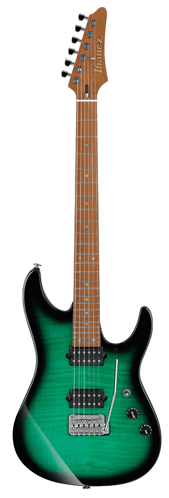 Ibanez MSM100-FGB Marco Sfogli Signature 6 String RH Electric Guitar - Fabula Green Burst