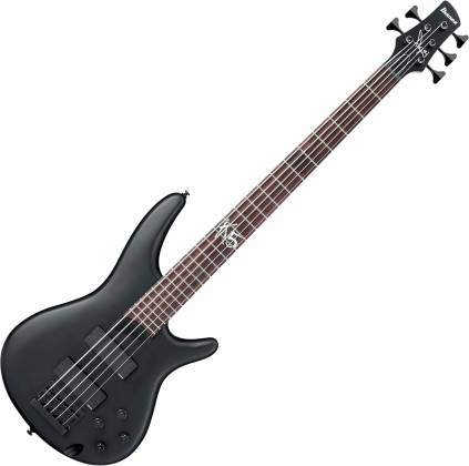 Ibanez K5BKF Fieldy (Korn) 5-String Black Flat