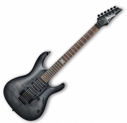 Ibanez KIKO10BP Kiko Loureiro Prestige Series 6-String Electric Guitar- Transparent Gray Burst