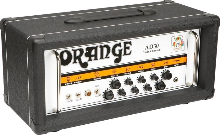 Orange AD30HTC-BK 30 Watt Twin Channel Class A Guitar Amp Head in Black