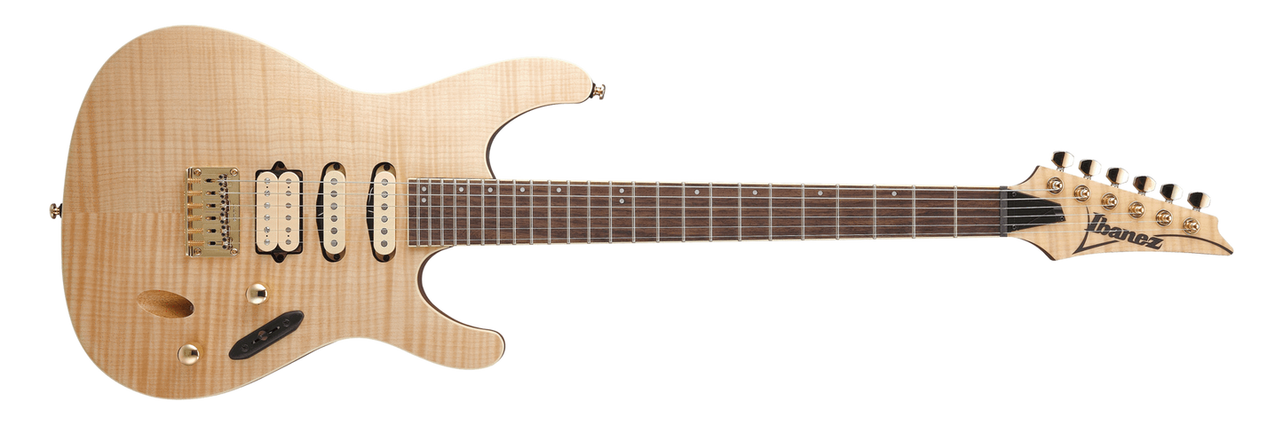 Ibanez SEW761FMNTF Electric Guitar Natural Flat