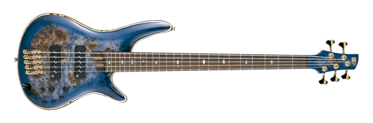 Ibanez SR2605CBB 5-String Premium Electric Basses Cerulean Blue Burst