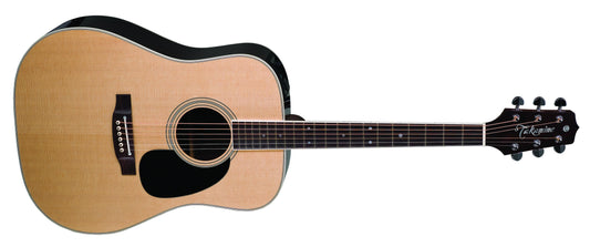 Takamine EF360GF Pro Series Glenn Frey Dreadnought Acoustic Electric Guitar, Natural with Case