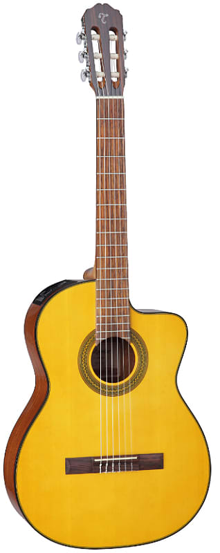 Takamine GC1CE NAT G Series Classical Nylon String Cutaway Acoustic/Electric Guitar Natural Gloss