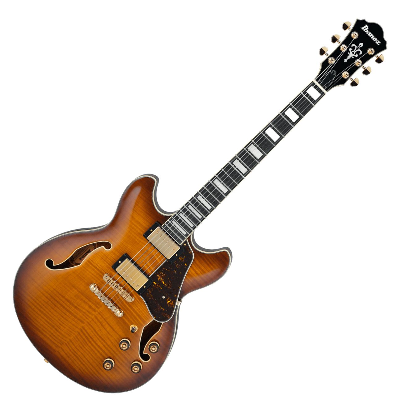 Ibanez AS93FM-VLS Artcore Expressionist 6-String Hollowbody Electric Guitar - Violin Sunburst