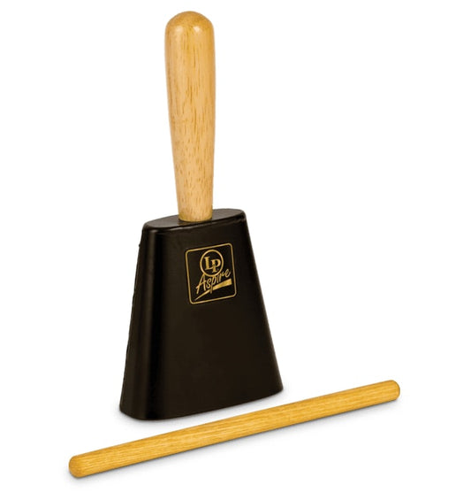 Latin Percussion LPA900-BK Aspire E-Z Grip Cowbell w/ Wood Handle