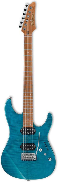 Ibanez MM1-TAB Martin Miller 6-String Electric Guitar - Transparent Aqua Blue